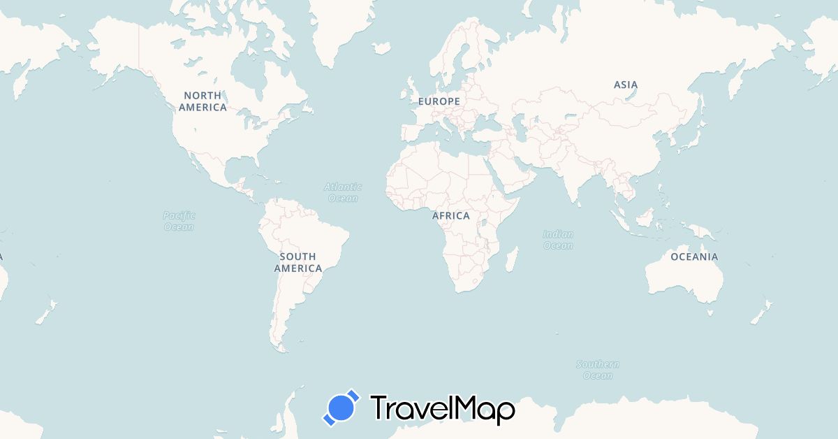 TravelMap itinerary: driving in Antigua and Barbuda, Anguilla, Cape Verde, Dominica, Dominican Republic, Spain, France, Gambia, Saint Kitts and Nevis, Saint Lucia, Morocco, Mauritania, Montserrat, Netherlands, Portugal, United States, British Virgin Islands (Africa, Europe, North America)